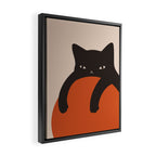 Cat Landscape 155 Framed Canvas Print Gallery Image 2