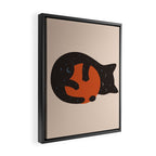 Cat Landscape 156 Framed Canvas Print Gallery Image 2