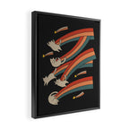 Cat Landscape 164: The Shooting Stars Framed Canvas Print Gallery Image 2