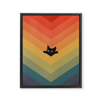 Cat Landscape 165 Framed Canvas Print Gallery Image 6