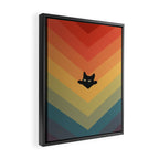 Cat Landscape 165 Framed Canvas Print Gallery Image 2
