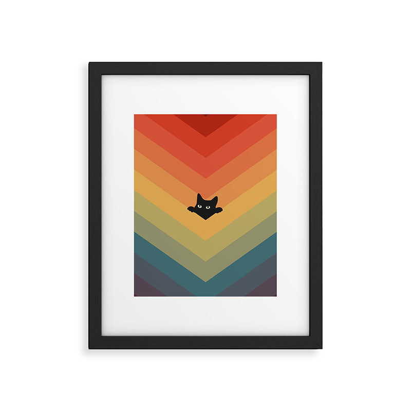 Cat Landscape 165 Framed Art Print Gallery Image 4