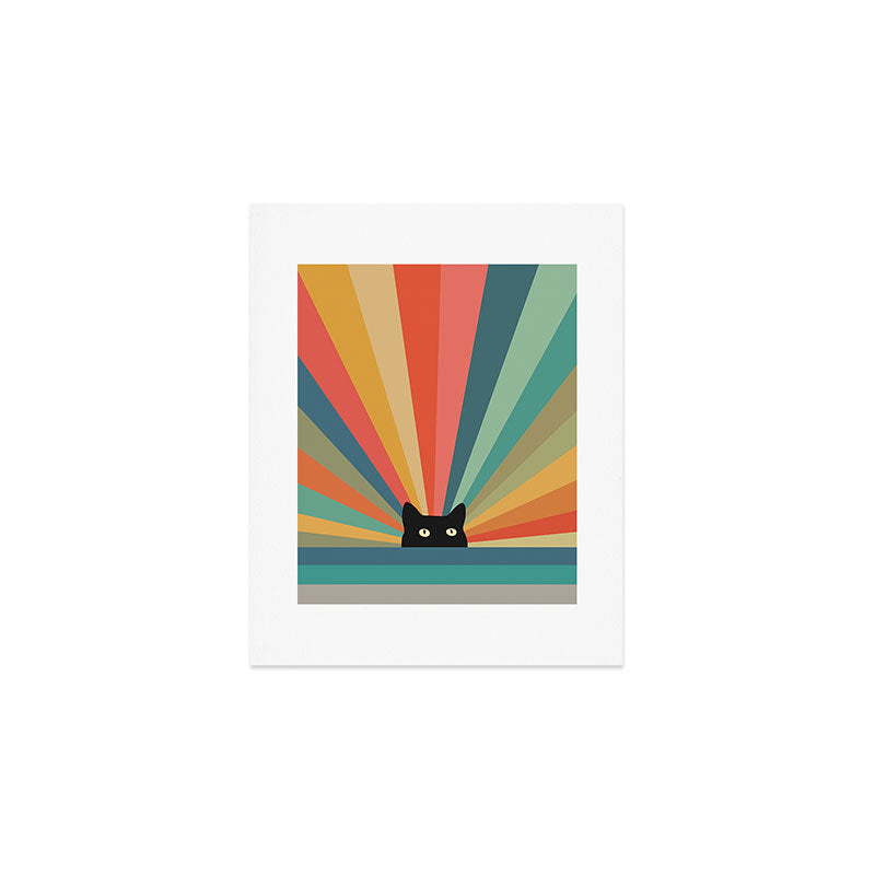 Cat Landscape 165C Art Print Gallery Image 1