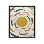 Cat Landscape 166 Framed Canvas Print Gallery Image 8