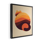 Cat Landscape 167 Framed Canvas Print Gallery Image 2
