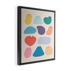 Cat Landscape 168 - Colourful Cats Framed Canvas Print Gallery Image 2