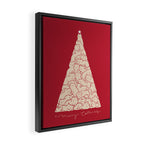 Cat Landscape 169: Merry Catsmas Framed Canvas Print Gallery Image 2