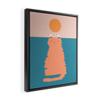 Cat Landscape 170 Framed Canvas Print Gallery Image 2