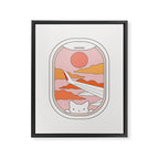 Cat Landscape 173 Framed Canvas Print Gallery Image 6