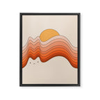 Cat Landscape 174 Framed Canvas Print Gallery Image 8