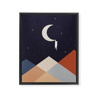Cat Landscape 176 Hang on the Moon Framed Canvas Print Gallery Image 8