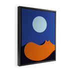 Cat Landscape 179: Lunar Mirage Framed Canvas Print Gallery Image 2