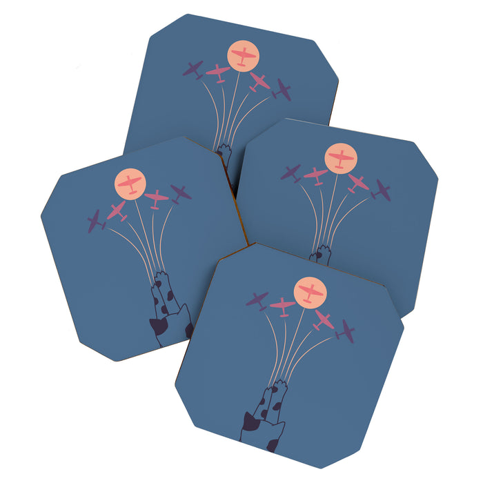 Cat Landscape 19 Coaster Gallery Image 1
