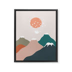Cat Landscape 193 Framed Canvas Print Gallery Image 8