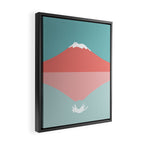 Cat Landscape 194: Reflection Framed Canvas Print Gallery Image 2