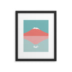 Cat Landscape 194: Reflection Framed Art Print Gallery Image 6