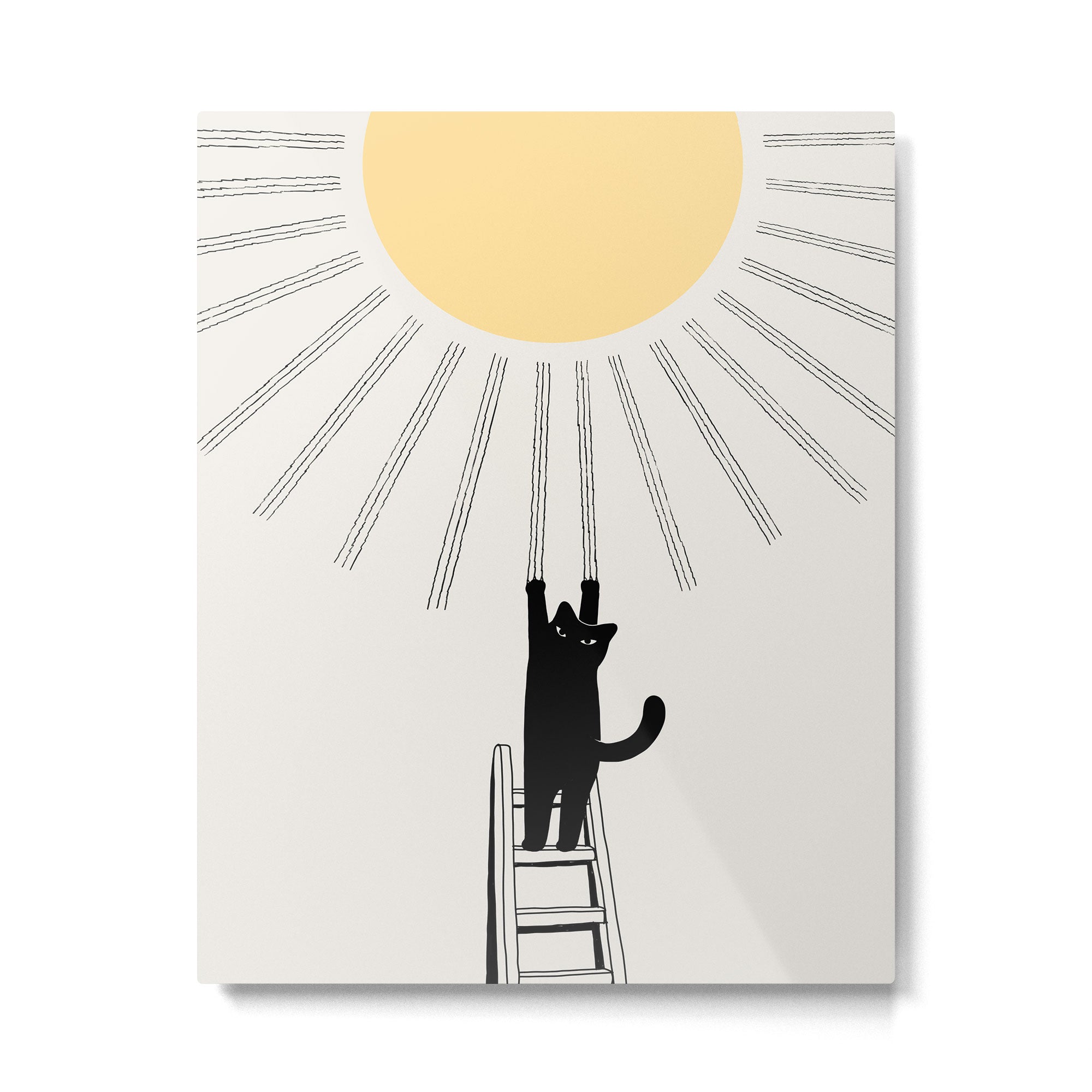 Cat Landscape 198: Making Sunshine Metal Print Gallery Image 6
