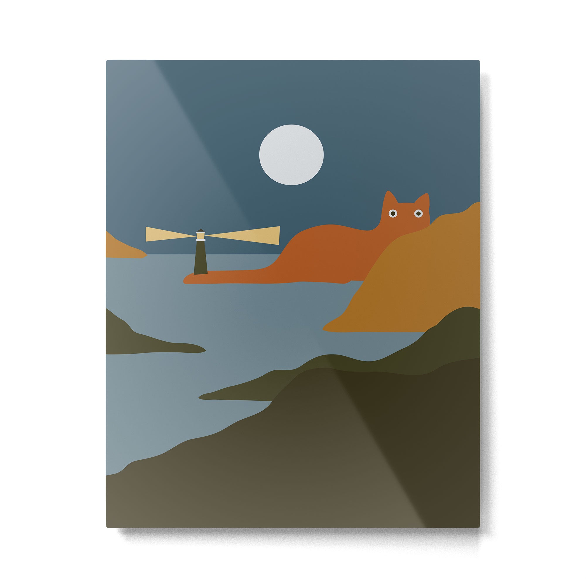 Cat Landscape 20 Metal Print Gallery Image 4