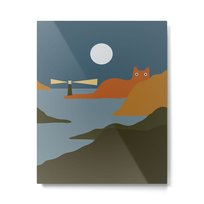 Cat Landscape 20 Metal Print Gallery Image 1