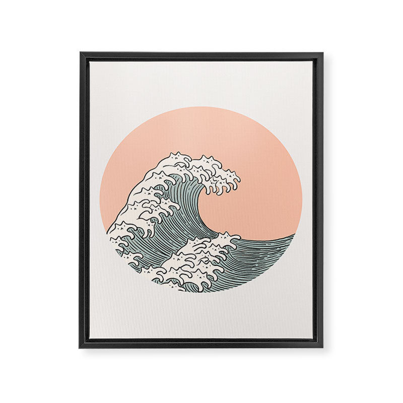 Cat Landscape 201: The Cat Wave Framed Canvas Print Gallery Image 8