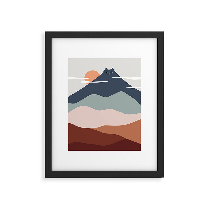 Cat Landscape 21 Framed Art Print Gallery Image 4