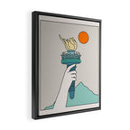 Cat Landscape 22 Framed Canvas Print Gallery Image 2