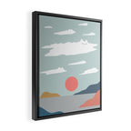 Cat Landscape 23 Framed Canvas Print Gallery Image 2