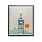 Cat Landscape 24 Framed Canvas Print Gallery Image 6
