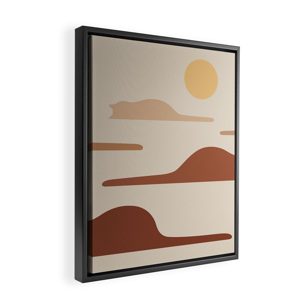 Cat Landscape 27 Framed Canvas Print Gallery Image 2