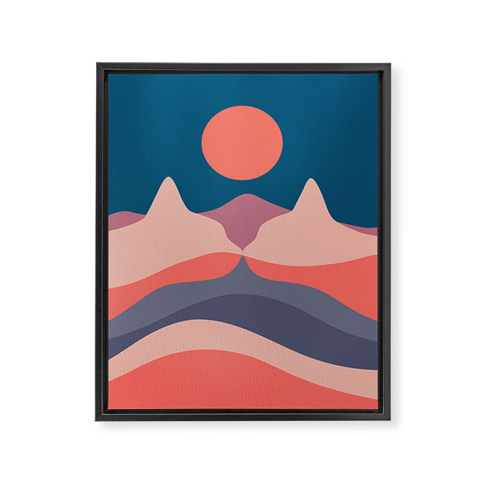 Cat Landscape 29 Framed Canvas Print Gallery Image 1