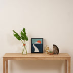 Cat Landscape 3 : Cat road Framed Canvas Print Gallery Image 4