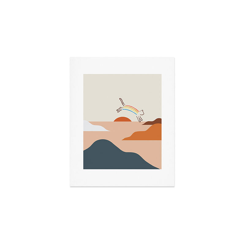 Cat Landscape 31C Art Print Gallery Image 1