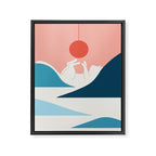 Cat Landscape 4 Framed Canvas Print Gallery Image 6