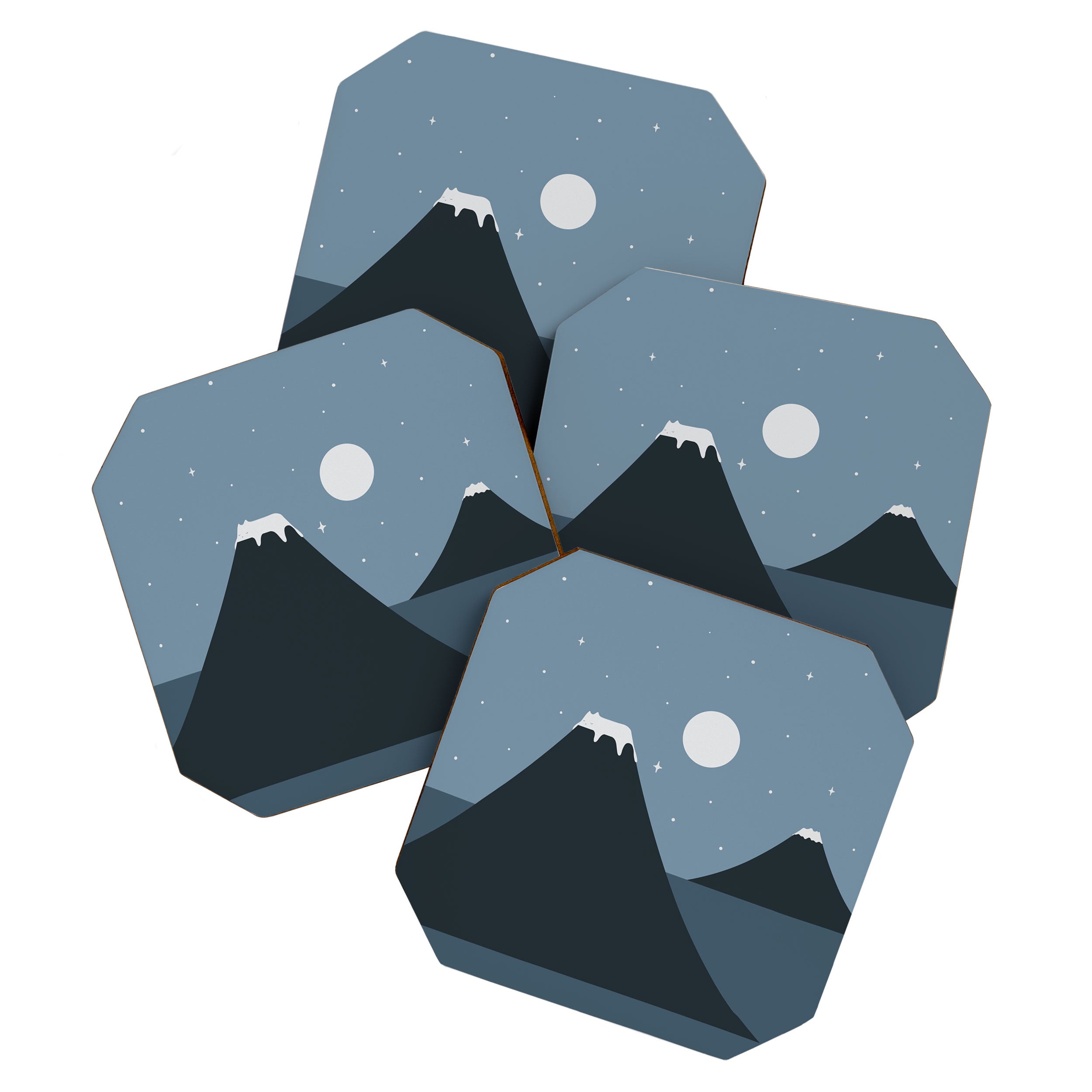 Cat Landscape 44 Coaster Gallery Image 1