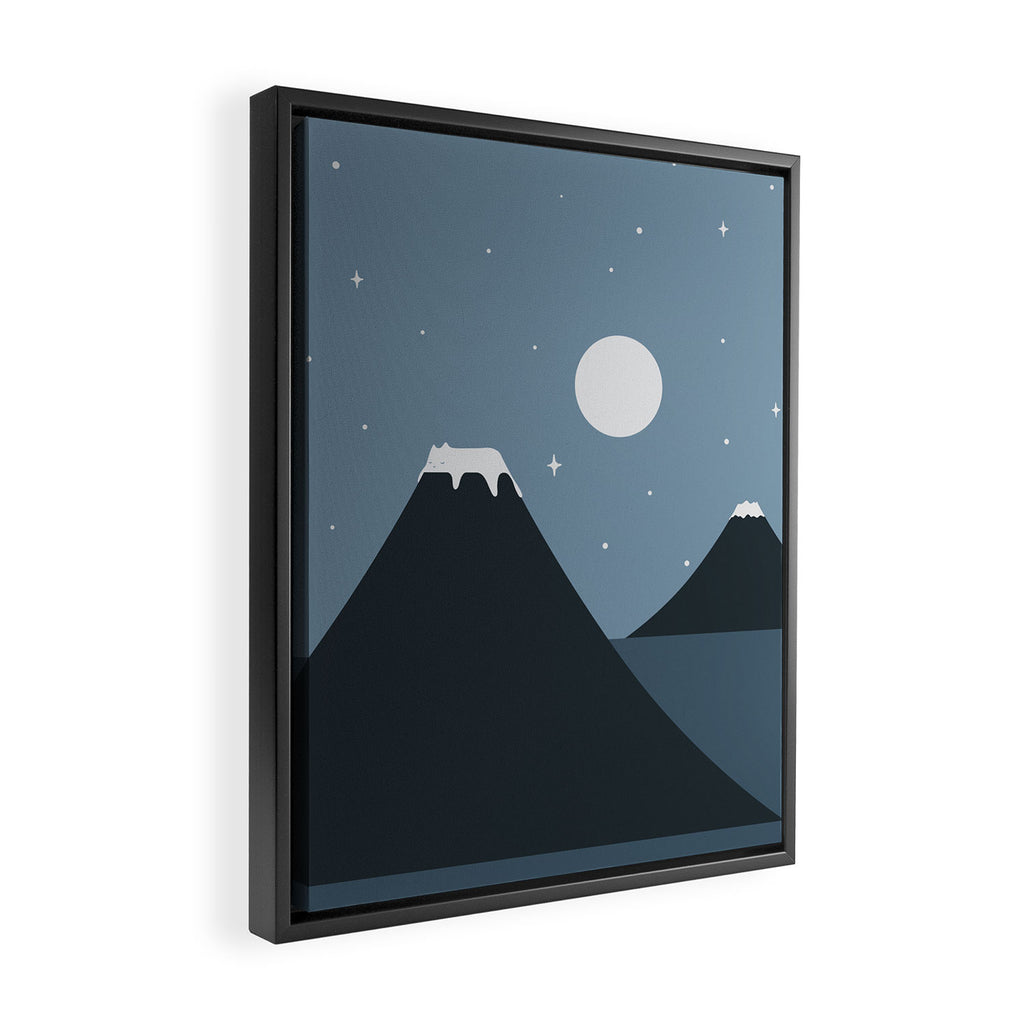 Cat Landscape 44 Framed Canvas Print Gallery Image 2