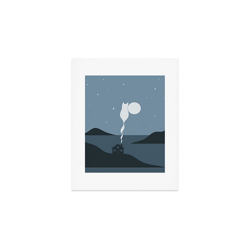 Cat Landscape 45 Art Print Gallery Image 1