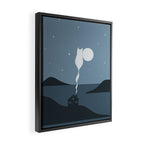 Cat Landscape 45 Framed Canvas Print Gallery Image 2