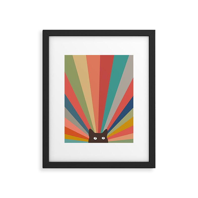 Cat Landscape 48 Framed Art Print Gallery Image 4