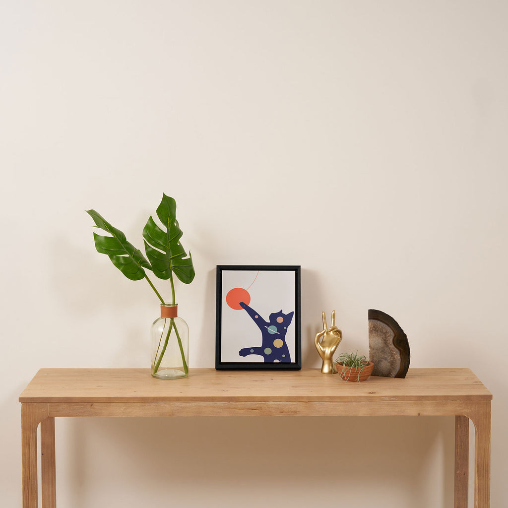 Cat Landscape 50 Framed Canvas Print Gallery Image 4