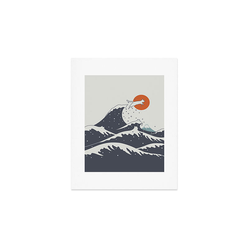 Cat Landscape 55C Art Print Gallery Image 1