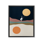 Cat Landscape 56 Framed Canvas Print Gallery Image 6