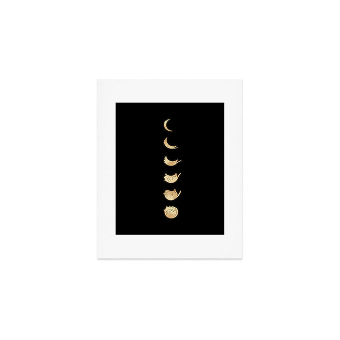 Cat Landscape 57: Phases of the Meow Art Print Gallery Image 1