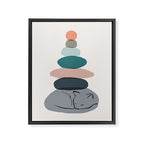 Cat Landscape 58 Framed Canvas Print Gallery Image 6