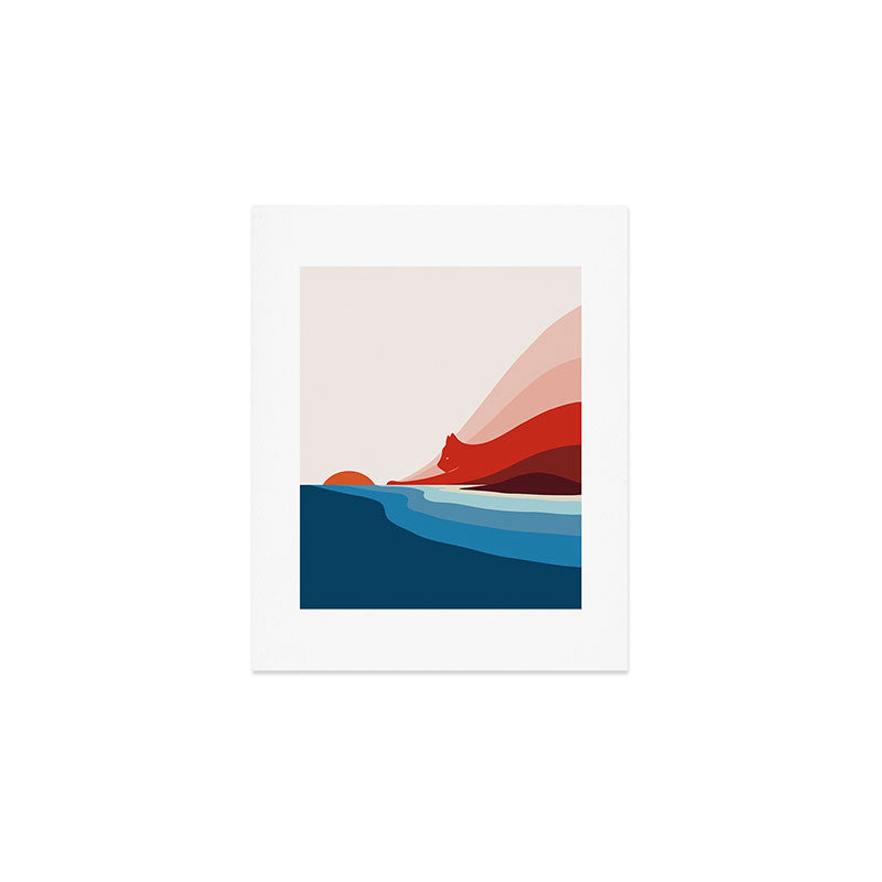 Cat Landscape 6: First Dawn Art Print Gallery Image 1