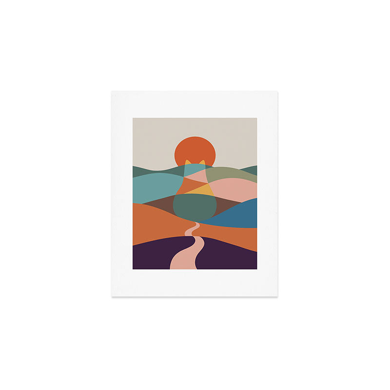 Cat Landscape 65 Art Print Gallery Image 1