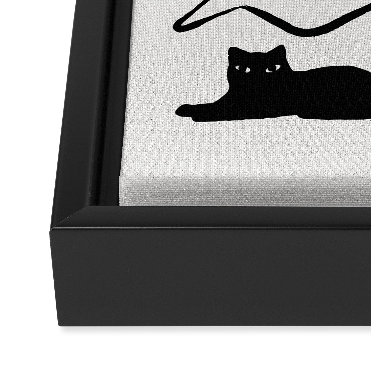 Cat Landscape 68 Framed Canvas Print Gallery Image 3