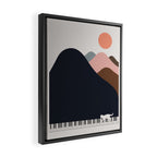 Cat Landscape 70 Framed Canvas Print Gallery Image 2