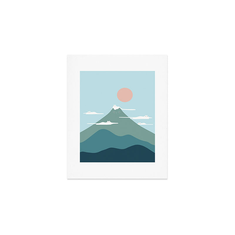 Cat Landscape 72B Art Print Gallery Image 1