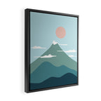 Cat Landscape 72B Framed Canvas Print Gallery Image 2