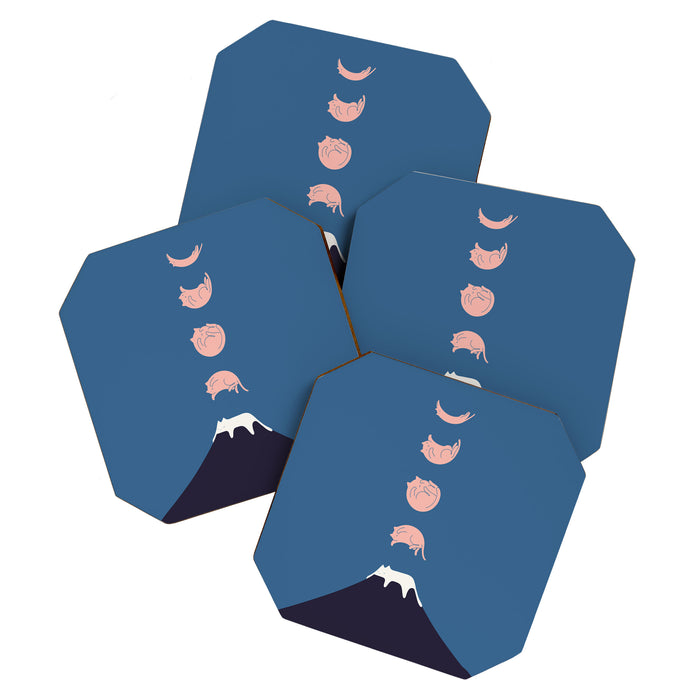 Cat Landscape 73 Coaster Gallery Image 1